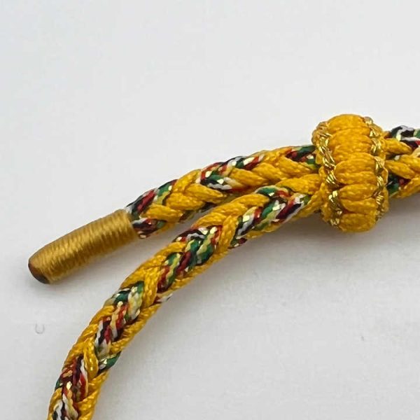 2025 New Fashion Yellow Multi Rope Jewelry Lucky Hand Braided String Bracelets Adjustable Wholesale Bracelets for Gifts