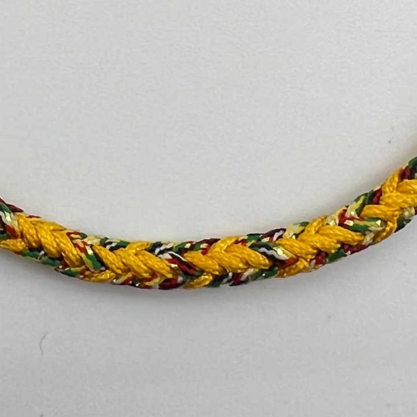 2025 New Fashion Yellow Multi Rope Jewelry Lucky Hand Braided String Bracelets Adjustable Wholesale Bracelets for Gifts