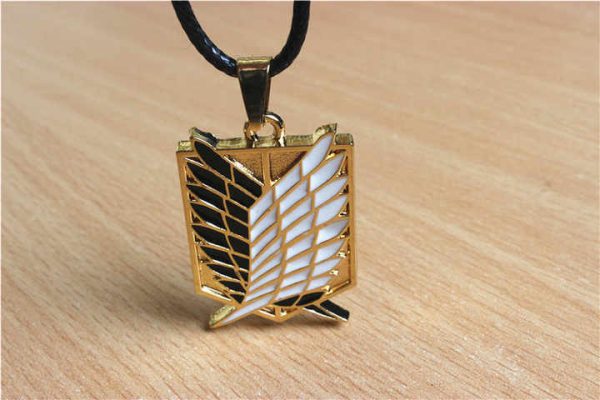 Hot Selling Attacking giants Investigation Corps Logo Pendant Necklace Japanese Anime Surrounding Accessories