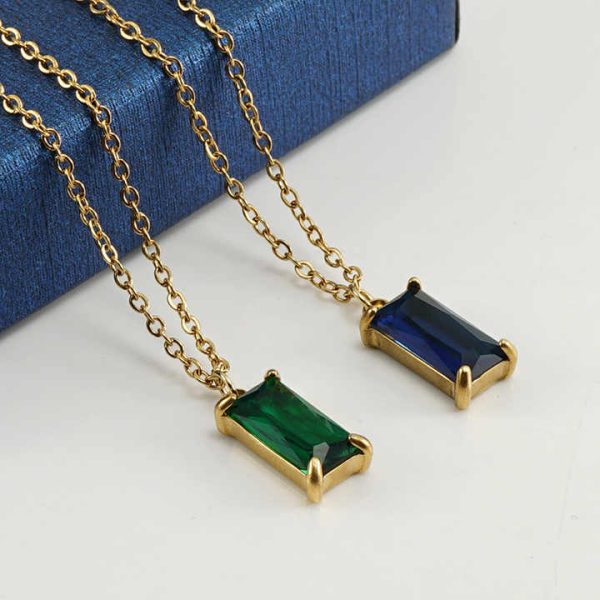14K Gold Plated Gemstone Pendant Necklace Dainty Chain Necklaces for Women Amethyst Green Fluorite Labradorite