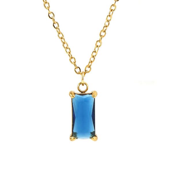 14K Gold Plated Gemstone Pendant Necklace Dainty Chain Necklaces for Women Amethyst Green Fluorite Labradorite