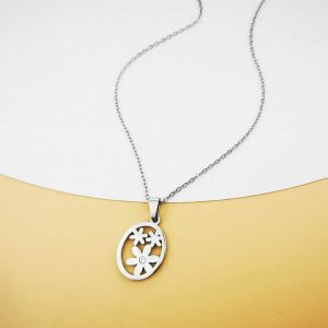European and American Fashion INS Small Fresh Ring Small Daisy Pendant Girlfriend Clavicle Chain