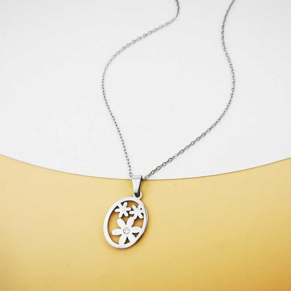 European and American Fashion INS Small Fresh Ring Small Daisy Pendant Girlfriend Clavicle Chain
