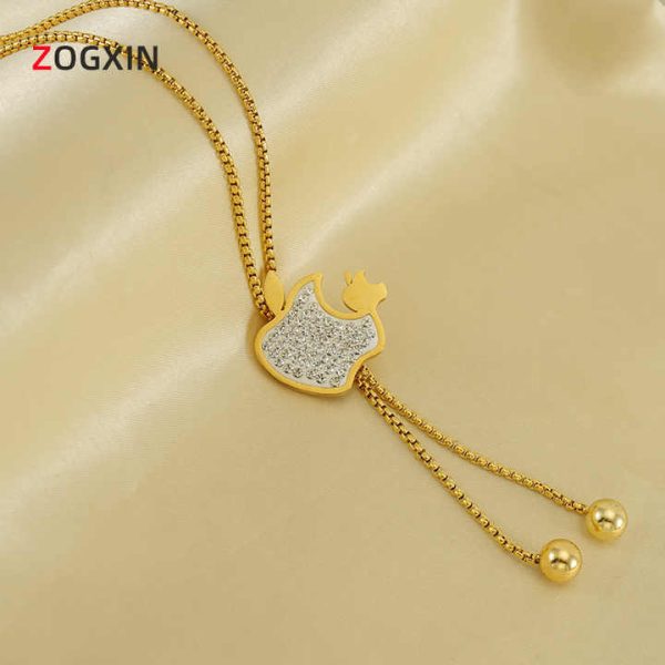 European American Plated High-Grade Joker Long Sweater Chain Diamond Necklace Jewelry Fashion