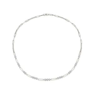 2025 New 14K Gold Plated S925 Silver Claw Simple Design Moissanite Diamond Chain Necklace With Pendant Fashionable Necklace