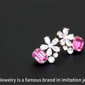 Platinum Plated Religious Heart Synthetic CZ Pendant Sweater Chain Necklace for Women