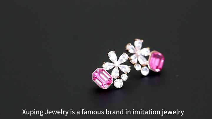 Platinum Plated Religious Heart Synthetic CZ Pendant Sweater Chain Necklace for Women