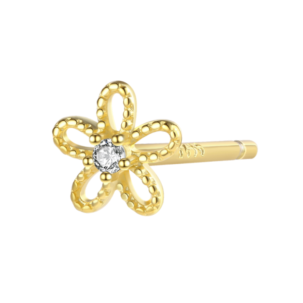 2024 New Fashion Vintage Flower Stud Earrings Luxury High Quality Earring Style Studs Earrings