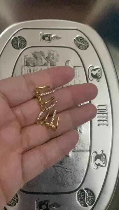 Trendy Geometric Stud Earrings for Women, Alloy Crystal Rhinestone Fashion Jewelry