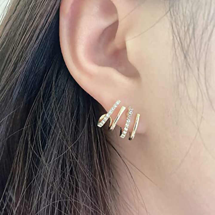 Geometric Earings Fine Jewelry Fashion Statement Earrings Stud Earrings for Women
