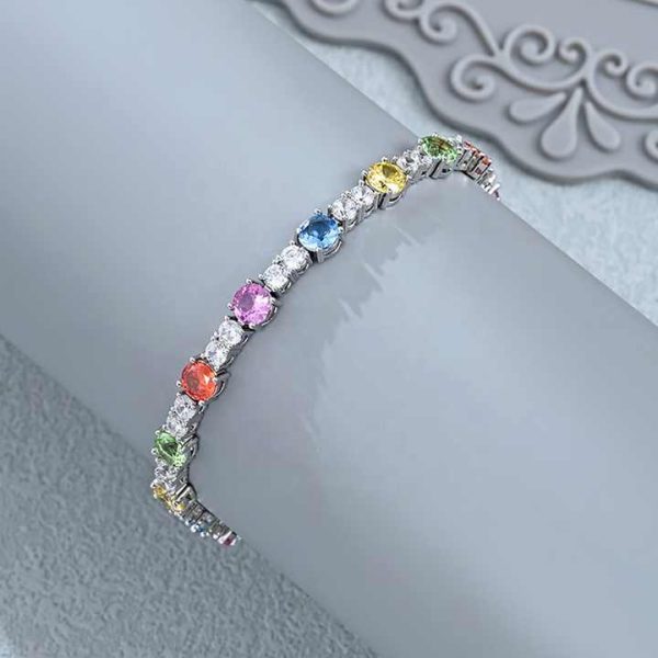 14K 18K Gold Plated Brass CZ Zircon Cubic Zirconia Tenis Brazalete Uomo Bracciali Tennis Bracelet for Men Women