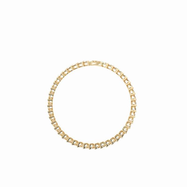 Marquise Cut Tennis Lab Grown Diamond Bracelet for Women Fashion Jewelry 18k Rose Gold Plated Jewelry