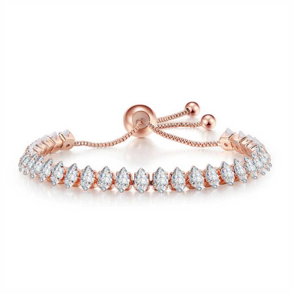Jewelry Wholesale Women Jewelry Fashion Charming 925 Sterling Silver Tennis Bracelet for Girl