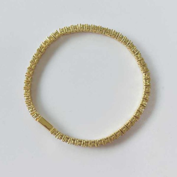 Custom Factory Tennis Bracelet Jewelry Microns Gold Plated