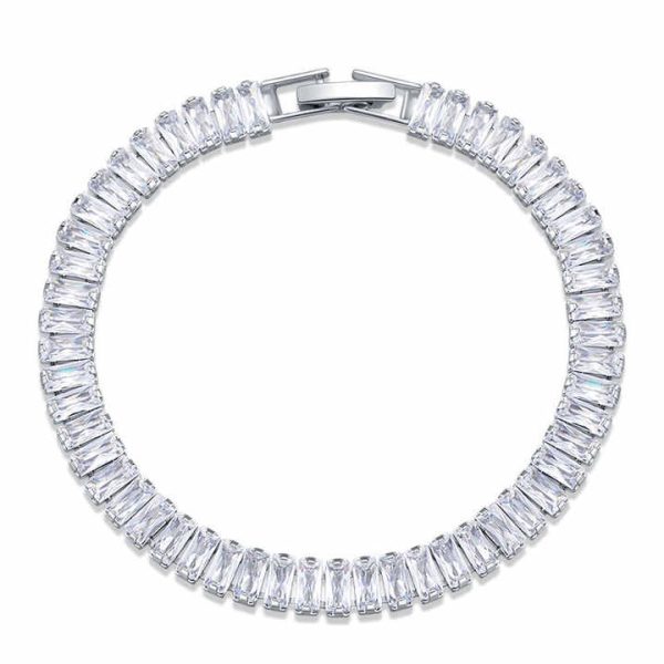 Fashion Brass 18K Gold Plated Butterfly Tennis Bracelet Elegant Jewelry for Women Bracelet