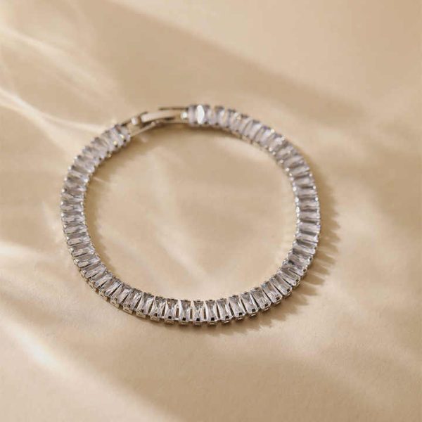 Fashion Brass 18K Gold Plated Butterfly Tennis Bracelet Elegant Jewelry for Women Bracelet