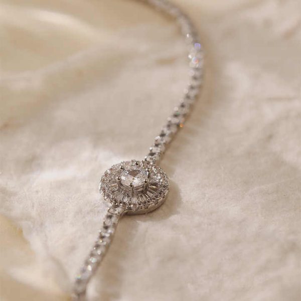 Fashion Brass 18K Gold Plated Butterfly Tennis Bracelet Elegant Jewelry for Women Bracelet
