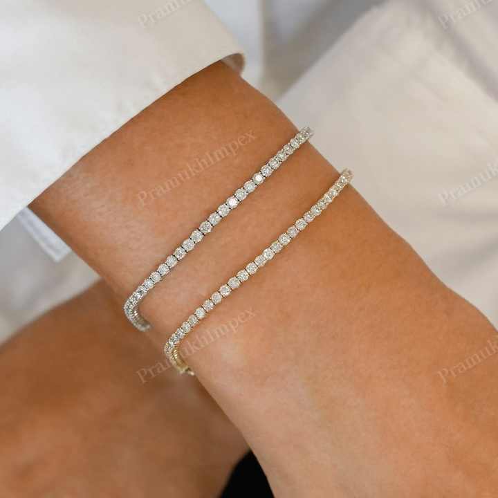 Hot Selling Pass Diamond Tester Iced Out GRA Certified VVS1 Moissanite Diamond Tennis Bracelets Hip Hop Fashion Tennis Bracelets