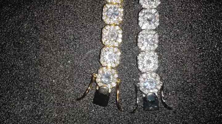 10mm Trendy 18k Gold Plated Brass Tennis Bracelet with AAA Zircon Stones - Unisex Geometric Design Jewelry for Weddings & Anniversaries