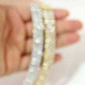Classic Stainless Steel Tennis Bracelet with Zircon Stones | 18K Gold Plated Unisex Party Jewelry
