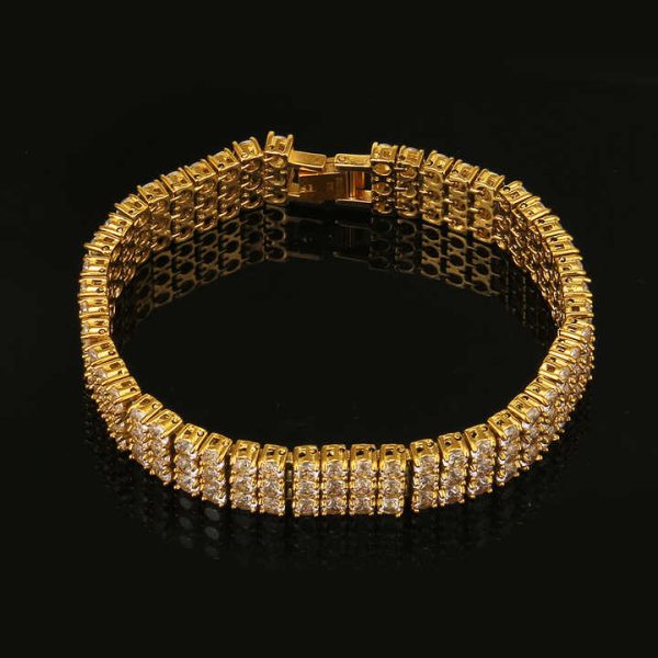 Fashion Trend Charm Gold Jewelry Wholesale Stainless Steel Tennis Bracelets Luxury Bracelets Women