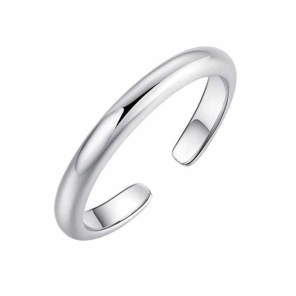 Summer Fashion Jewelry 925 Sterling Silver Toe Ring Open Adjustable Toe Rings for Women