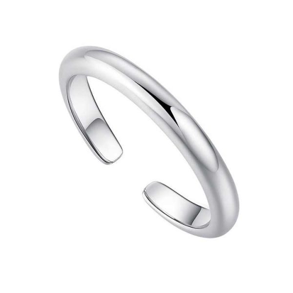 Summer Fashion Jewelry 925 Sterling Silver Toe Ring Open Adjustable Toe Rings for Women