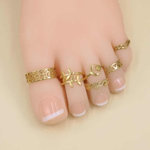 S925 CZ Toe Rings for Women 925 Sterling Silver Toe Ring Hypoallergenic Adjustable Open Rings for Women Summer Jewelry