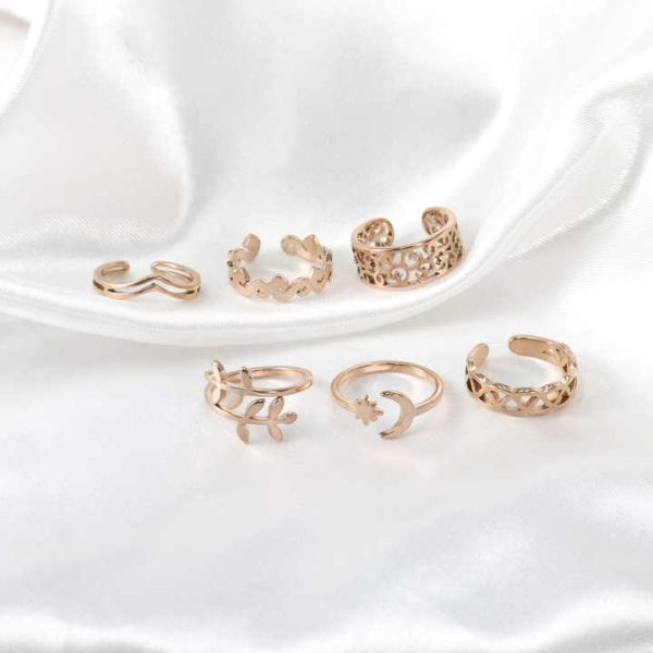 S925 CZ Toe Rings for Women 925 Sterling Silver Toe Ring Hypoallergenic Adjustable Open Rings for Women Summer Jewelry