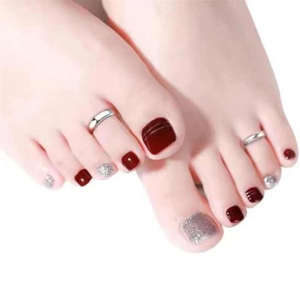 13 Sets of Toe Rings Wholesale Cheap Beach Style Cutout Design Multi-style Gold Toe Rings for Women