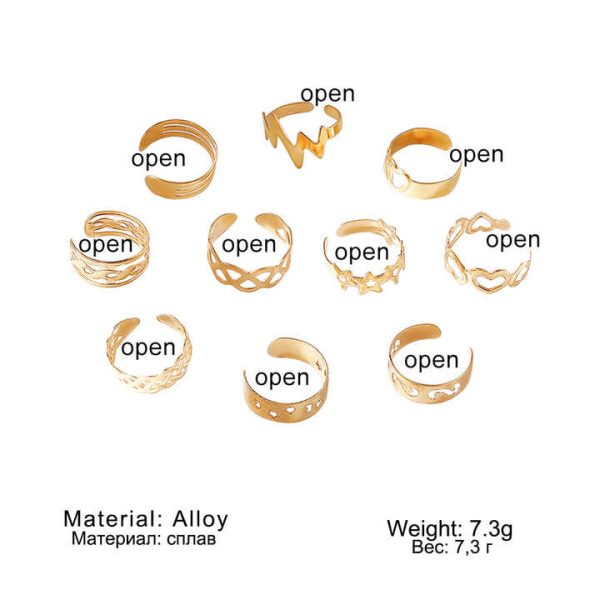 Wholesale Amazon Adjustable Silver & Gold Plated Open Band Rings Summer Beach Toe Rings for Women & Girls Perfect Gift Idea