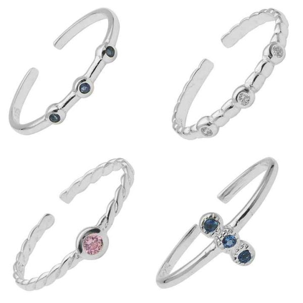 Hot Selling Fine Jewelry Diamond Toe Ring Opening Foot Rings Silver 14k Gold Women Toe Rings Adjustable