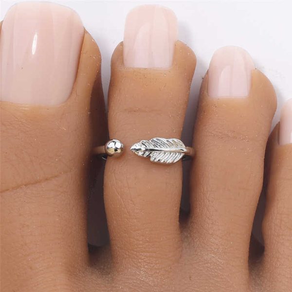 Europe New Style Boho Round Metal Flowers Anklet Gold Silver Beach Toe Ring Foot Chain Jewelry for Women Girls
