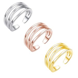 Ethnic Zircon Silver Plated Stainless Steel Toe Rings for Women and Unisex, Wedding Anniversary Party Jewelry Gift