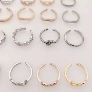 Trendy 316L Stainless Steel Toe Ring for Men and Women, Durable Unisex Foot Jewelry