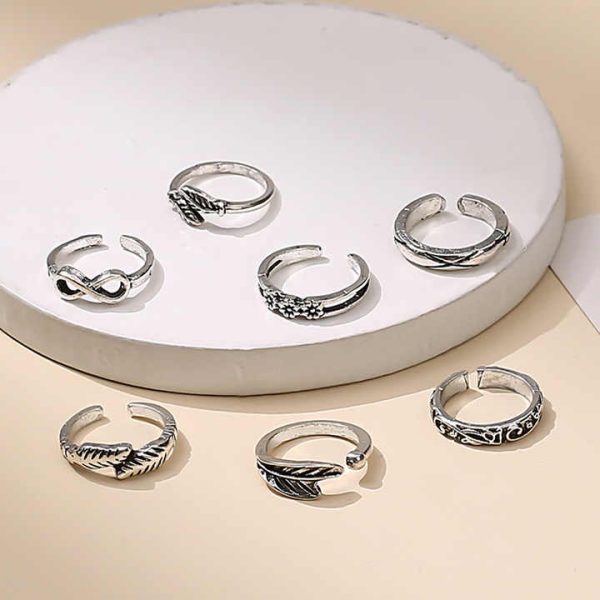 Fashion High Quality Ladies Summer Jewelry Gold Silver Plated Vintage Jewelry Finger Foot Toe Ring