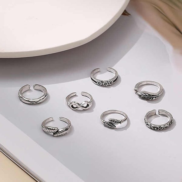 Fashion High Quality Ladies Summer Jewelry Gold Silver Plated Vintage Jewelry Finger Foot Toe Ring