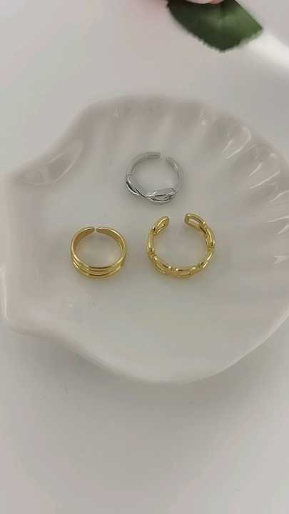 Adjustable Toe Ring 18K Gold Plated Brass Geometric Heart Design Summer Fashion Jewelry for Women