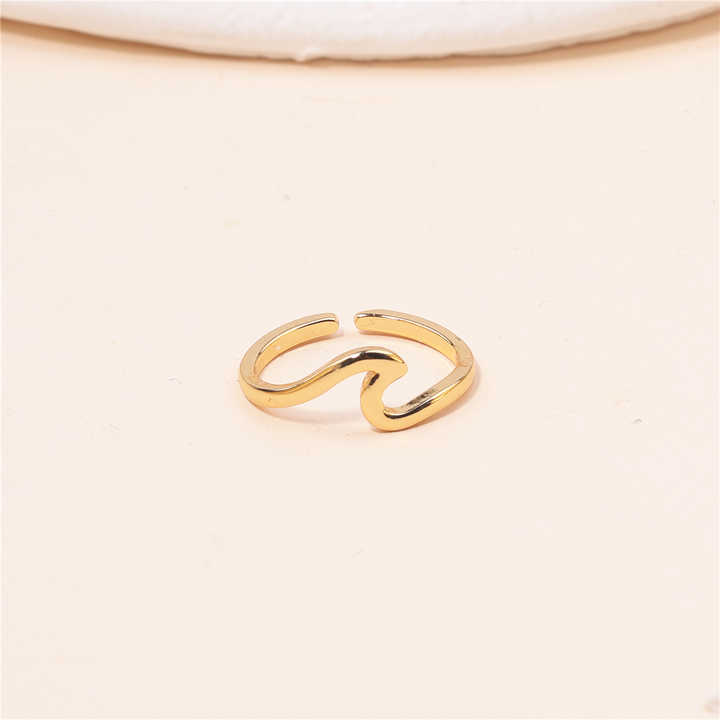 Double Starfish Toe Ring for Women Gold Plated Jewelry Small Size Adjustable Open Tail Stacking Rings Summer Beach Foot Jewelry