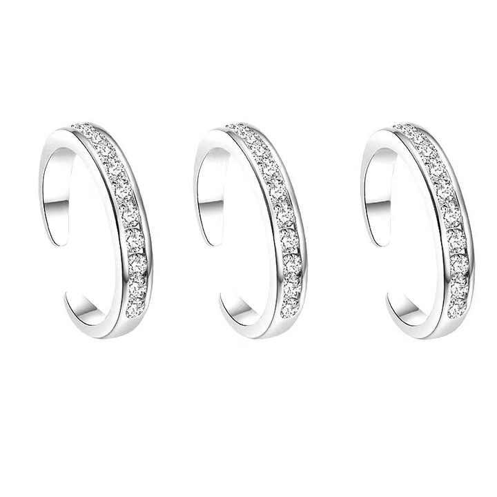 Newest Fashion Jewelry S925 Silver Toe Rings Waterproof Beach Travel Toes Ring Anillo Del Dedo Del Pie